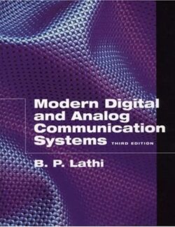 Modern Digital and Analog Communication Systems – B. P. Lathi – 3rd Edition