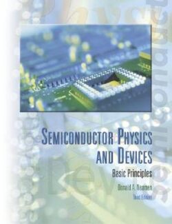 Semiconductor Physics And Devices – Donald A. Neamen – 3rd Edition