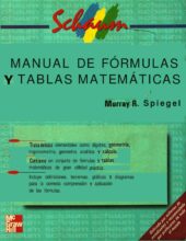 Manual de Fórmulas y Tablas Matemáticas (Schaum) – Murray R. Spiegel – 1ra Edición