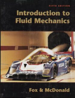 Introducción a la Mecánica de Fluídos – Fox, McDonald – 5ta Edición