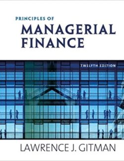 principles of managerial finance lawrence j gitman 1st edition
