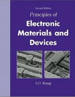 Principles of Electronic Materials and Devices – Safa O. Kasap – 2nd Edition