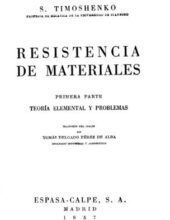 Resistencia de Materiales – S. Timoshenko – 1ra Edición