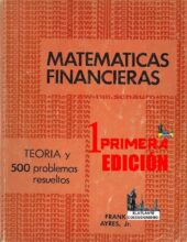 Matemáticas Financieras (Schaum) – Frank Ayres – 1ra Edición