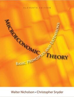 Teoría Microeconómica – Walter Nicholson – 11va Edición
