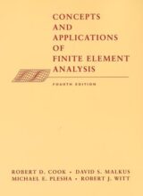 concepts and applications of finite element analysis robert cook 4th edition