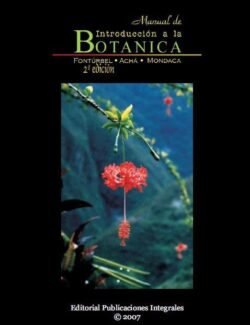 Manual de Introducción a la Botánica – Fontúrbel, Acha, Mondaca – 2da Edición