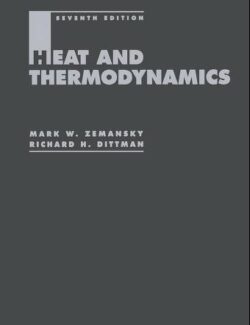 Calor y Termodinámica – Mark W. Zemansky, Richard H. Dittman – 7ma Edición
