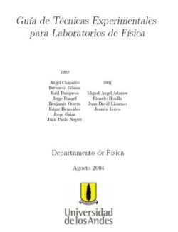 Guía de Técnicas Experimentales para Laboratorios de Física – Miguel Angel Adames – 1ra Edición