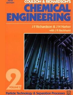 Chemical Engineering Vol.2 – Coulson & Richardson’s – 5th Edition