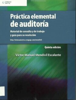 Práctica Elemental de Auditoria .- Victor Manuel Mendívil – 5ta Edición