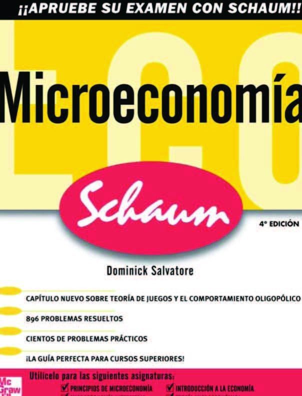 Microeconomía (Schaum) - Dominick Salvatore - 4ta Edición