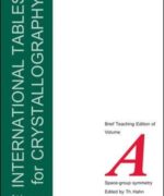 international tables for crystallography vol a space group symmetry 5th edition