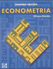 Econometría –  Alfonso Novales Cinca – 2da Edición