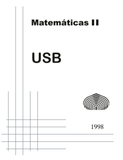 Matemáticas II – Universidad Simón Bolívar – 3ra Edición
