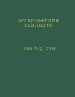 Accionamientos Eléctricos – José Puig Torres – 1ra Edición