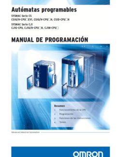 Autómatas Programables: Manual de Programación – Omron – 1ra Edición