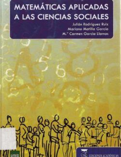 Matemáticas Aplicadas a las Ciencias Sociales – Julián R. Ruiz – 1ra Edición