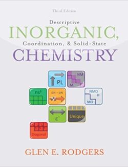 descriptive inorganic coordination and solid state chemistry glen e rodgers 3rd edition