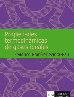 tablas de propiedades termodinamicas de los gases ideales federico ramirez santa pau 1ra edicion