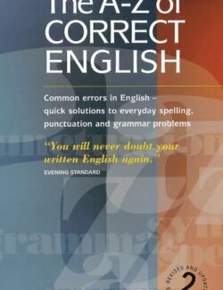 The A-Z of Correct English – Angela Burt – 2nd Edition