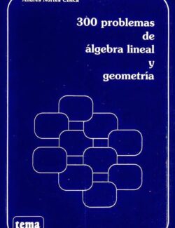 300 Problemas de Álgebra Lineal y Geometría – Andrés Nortes Checa – 2da Edición