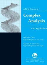 a first course in complex analysis with applications dennis g zill 1st edition