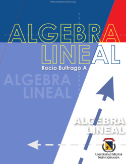 Álgebra Lineal – Rocío Buitrago – 1ra Edición
