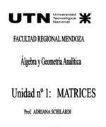 algebra y geometria analitica universidad tecnologica nacional