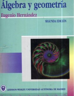 Álgebra y Geometría – Eugenio Hernández – 2da Edición