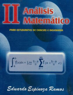 Análisis Matemático II – Eduardo Espinoza Ramos – 3ra Edición