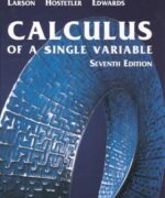 calculus of a single variable ron larson 7th edition