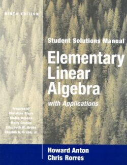 Álgebra Lineal Elemental con Aplicaciones – Howard Anton – 9na Edición