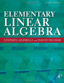 Álgebra Lineal Elemental – S. Andrilli, D. Hecker – 4ta Edición
