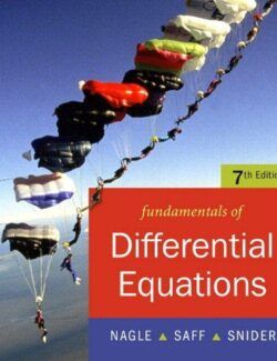 fundamentals of differential equations r nagle e saff d snider 7th edition