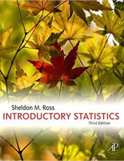 Introductory Statistics – Sheldon M. Ross – 3rd Edition