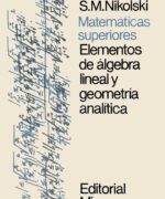 matematicas superiores elementos de algebra lineal y geometria analitica ya