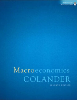 macroeconomics david colander 7th edition