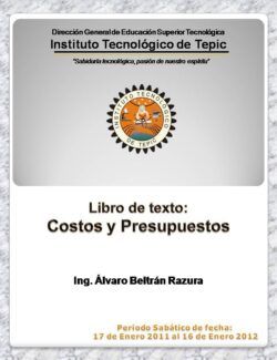 Costos y Presupuestos – Alvaro Beltrán – 1ra Edición