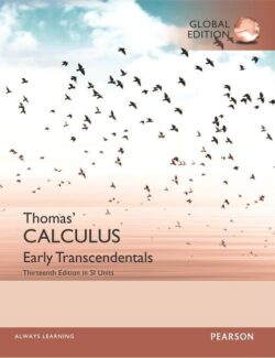 thomas calculus early transcendentals george b thomas 13th edition