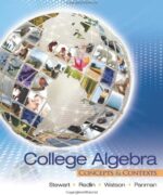 college algebra concepts and contexts james stewart lothar redlin saleem watson phyllis panman 1st editi