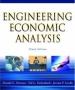 engineering economic analysis donald g newnan 9th edition