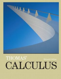Thomas’ Calculus – George B. Thomas – 13th Edition