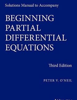 Beginning Partial Differential Equations – Peter O’Neil – 3rd Edition