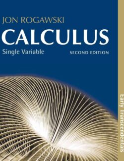 Calculus Early Transcendentals Single Variable – Jon Rogawski – 2nd Edition