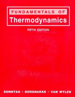 fundamentals of thermodynamics richard e sonntag claus borgnakke gordon j van wylen 5th edition