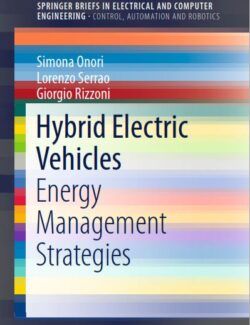 Hybrid Electric Vehicles: Energy, Management, Strategies – Giorgio Rizzoni, Simona Onori, Lorenzo Serrao – 1st Edition