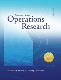 introduction to operations research frederick s hillier gerald j lieberman 10th edition