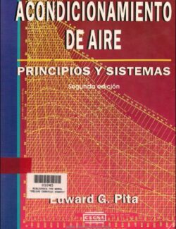 Acondicionamiento de Aire: Principios y Sistemas – Edward G. Pita – 2da Edición