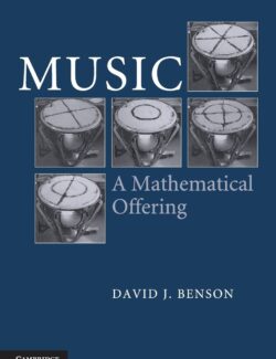 music a mathematical offering dave j benson 1st edition